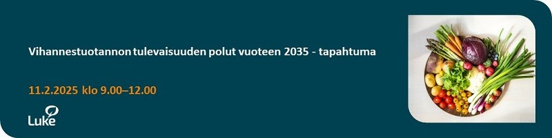 Riitta Savikko (@riitta_savikko) on Twitter photo Vihannestuotannon tulevaisuuden polut vuoteen 2035 -tapahtuma ti 11.2.2025 Tuorlassa
Miltä näyttää vihannestuotannon toivottu tulevaisuus? Tervetuloa kuulemaan ja keskustelemaan! ilmastoviisas.fi/vihannestuotan… <a href="/LukeFinland/">Luonnonvarakeskus</a> <a href="/ProAgria/">ProAgria</a> <a href="/LiviaCollege/">Ammattiopisto Livia</a> Vihannestuotannon tulevaisuuden polut vuoteen 2035 -tapahtuma ti 11.2.2025 Tuorlassa
Miltä näyttää vihannestuotannon toivottu tulevaisuus? Tervetuloa kuulemaan ja keskustelemaan! ilmastoviisas.fi/vihannestuotan… <a href="/LukeFinland/">Luonnonvarakeskus</a> <a href="/ProAgria/">ProAgria</a> <a href="/LiviaCollege/">Ammattiopisto Livia</a>