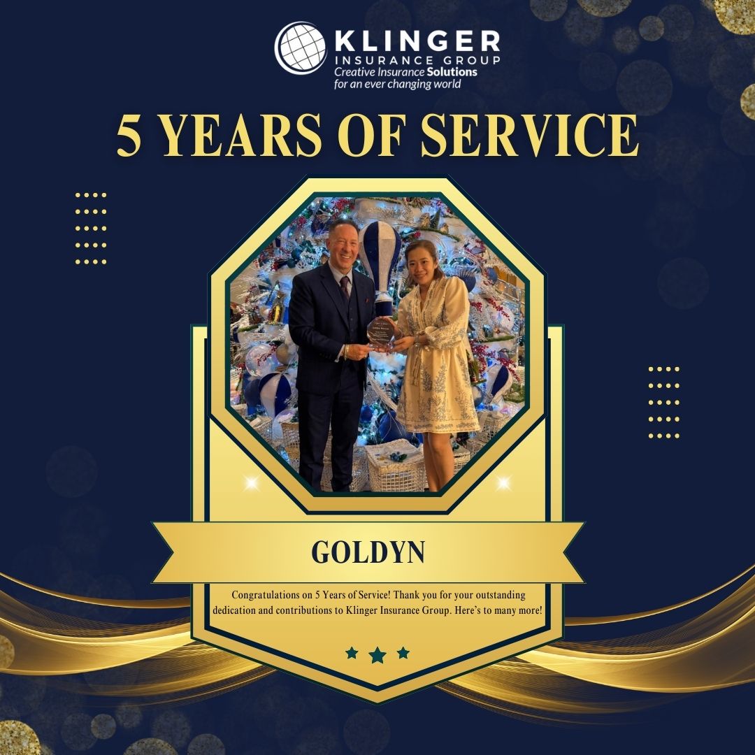 KlingerInsGroup's tweet photo. 🎉 Celebrating 5 Incredible Years! 🎉
Goldyn, your dedication and hard work have been a key part of Klinger Insurance Group’s success. Here’s to your achievements and many more years ahead! 🌟
#KlingerInsuranceGroup #5YearsOfExcellence #EmployeeMilestone #ThankYouGoldyn https://t.co/hKdqFO2Axe