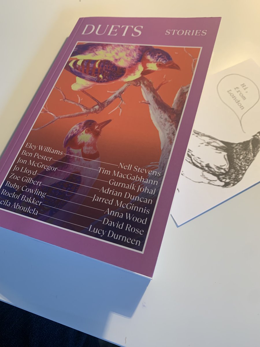 SonyaGildea's tweet photo. 'Duets' @scratch_books 

A January gift by post from @tnyto and London💙 https://t.co/fr5qmTkhUz