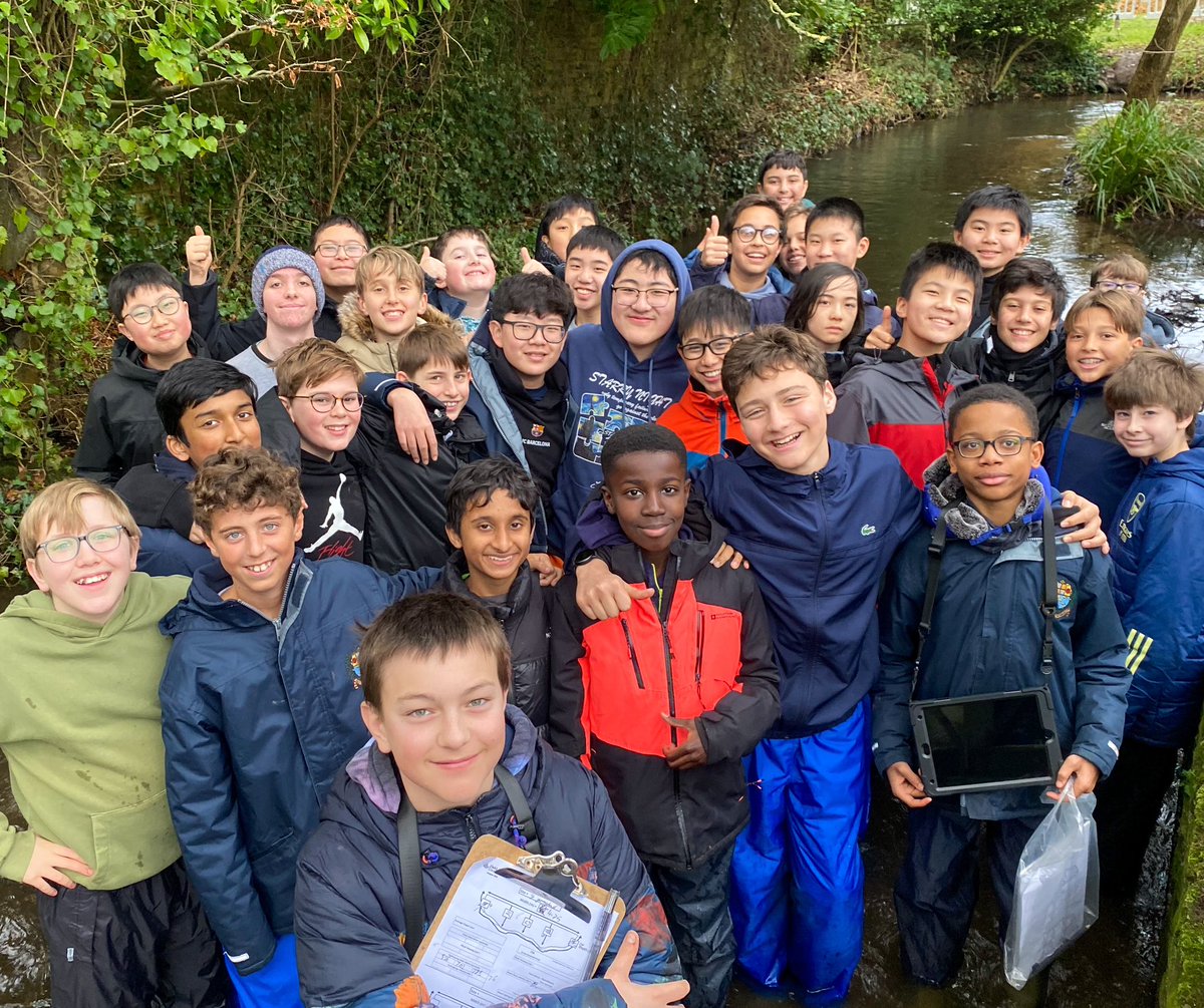 Year 8 ventured out for their Geography lesson to explore the River Tillingbourne in Surrey Hills. From measuring width and depth to tracking flow rate, they discovered how rivers transform along their journey, bringing classroom learning to life in the great outdoors!