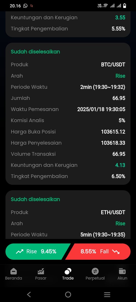 rosyada_sony's tweet photo. Trading Crypto di Bitsmas dipandu analis ahli, bisa konsisten per hari profit segini aja udah Alhamdulillah... yg pengen tahu bisa japri... https://t.co/dMc5MuUMQX