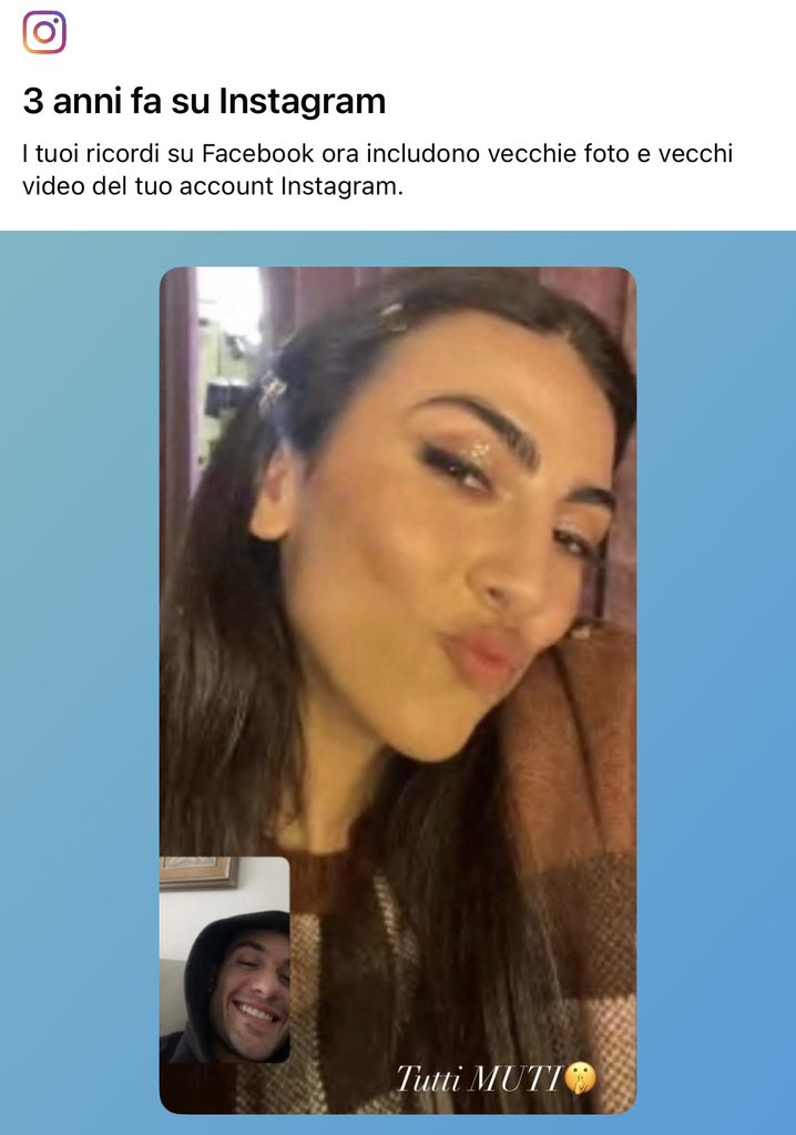 I ricordi di 3 anni fa😍🥰