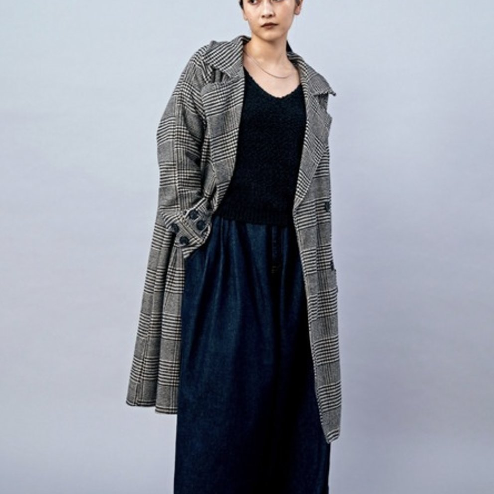 門脇麦さん着用 MHL. WINDOWPANE CHECK キルトスカート Fashion Express on X: 