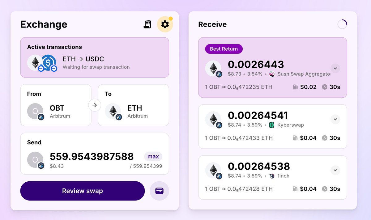 Grateful for <a href="/Orbiter_Finance/">Orbiter Finance 🛸</a> for the generous airdrop

Use tokenless bridges they said

Then i used tokenless bridges

And made bank