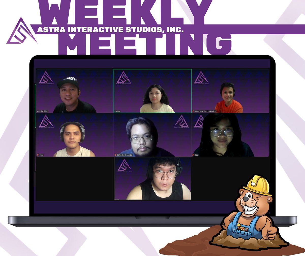 astraistudios's tweet photo. 💻 01/20/2025 | Astra Weekly Meeting

Another week, another step forward! Let's make this meeting count.

Follow for more updates:
📲 https://t.co/kOk9yrEUDS
📲 https://t.co/oCnCVe4hSo 

#astrainteractivestudios #teammeeting #gamedev https://t.co/sa2LmXHqRu