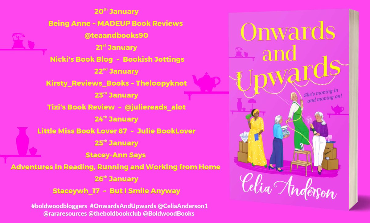 teaandbooks90's tweet image. goodreads.com/review/show/72…
- BOOK TOUR REVIEW -
Onwards And Upwards - Celia Anderson.
@CeliaAnderson1 @rararesources @BoldwoodBooks 
#OnwardsAndUpwards #womensfiction