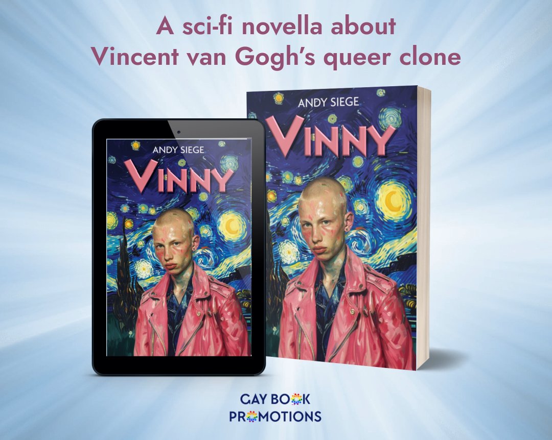 BlackbirdMaggie's tweet photo. Today at my blog, I have author Andy Siege in the interview chair. We’re discussing his latest release Vinny, part of the Divergency series, an LGBTQ+ sci-fi, dystopian novella. #lgbtfiction #DystopianFiction #scififiction https://t.co/DZvoinSRuU https://t.co/WF0WXPfLC4