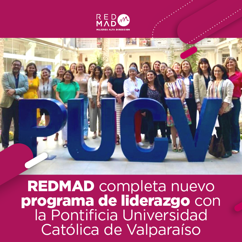 redmad_chile's tweet photo. REDMAD, a través de su área de Consultoría, y la @pucv_cl, realizaron la ceremonia de finalización del “Programa de formación en liderazgo” en el marco del Proyecto #InESGénero.
Desde #REDMAD agradecemos la confianza para trabajar con nosotras. https://t.co/z9ha3Sq0tx