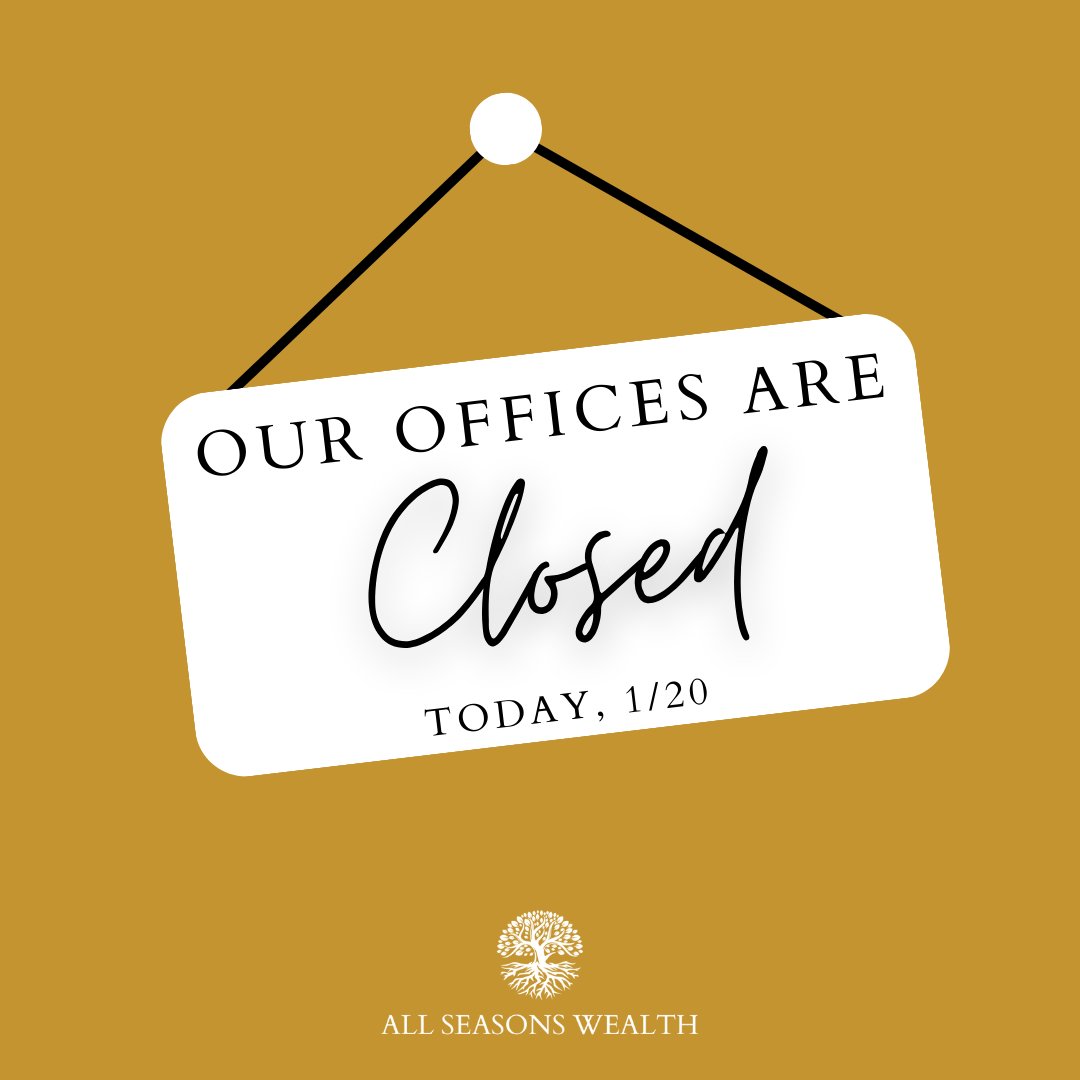 Our offices will be closed today, January 20th, in observance of the holiday.

We will resume normal business hours tomorrow. Thank you for your understanding!