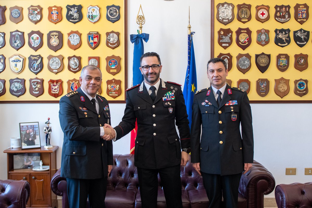 _CoESPU_'s tweet photo. #Welcome at the international #StabilityPolicingHub to @NSPCOE's OF5 Ozgur Ecevit TASCI and OF3 Ibrahim KAYA from 🇹🇷 @jandarma.
#Godspeed
#SPOpenClub
#StrongerTogether
#BrothersInArms https://t.co/arfOOZULGJ