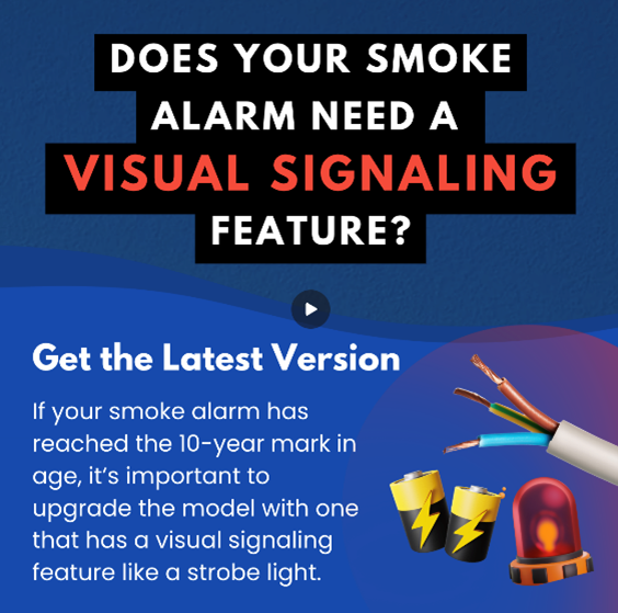 Time to Upgrade your smoke alarms 🔥🔔🚨

If your smoke alarm is 10 years old, upgrade to one with a visual signalling feature like a strobe light. This is crucial for safety, especially for those with hearing impairments. 

#FireSafety #SmokeAlarms