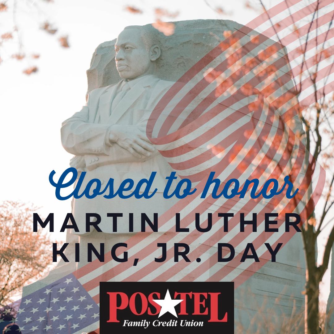 We are closed today for Martin Luther King, Jr. Day and will reopen on Tuesday, Jan. 21st!