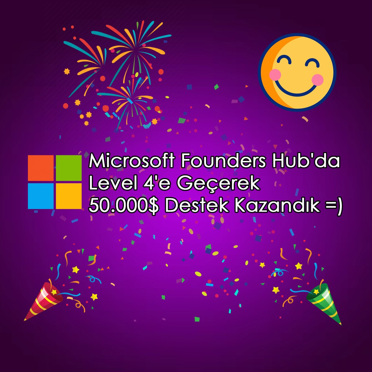fullsepp's tweet photo. Microsoft Founders Hub'ta level 4'e yükselerek 50.000$ değerinde destek aldık =)

#startup #microsoft #microsoftFoundersHub #destek #fullsepp https://t.co/JJbr908SrA