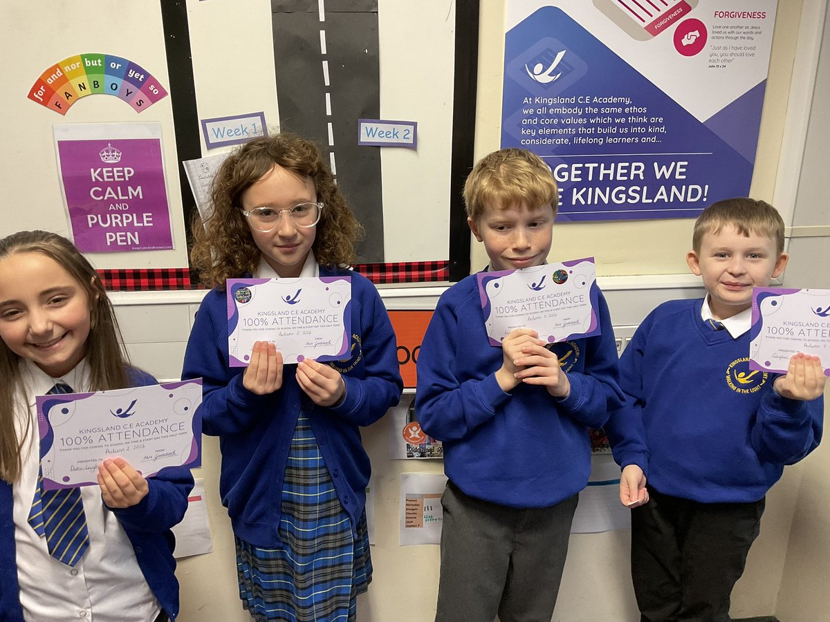 Mrs. Kirkman (@kirkman_kak) on Twitter photo Well done to these members of 5NW for 100% attendance last half term! ⭐ <a href="/wilson_kaw/">Miss. Wilson</a> <a href="/webb_kakw/">Assistant Principal</a> Well done to these members of 5NW for 100% attendance last half term! ⭐ <a href="/wilson_kaw/">Miss. Wilson</a> <a href="/webb_kakw/">Assistant Principal</a>