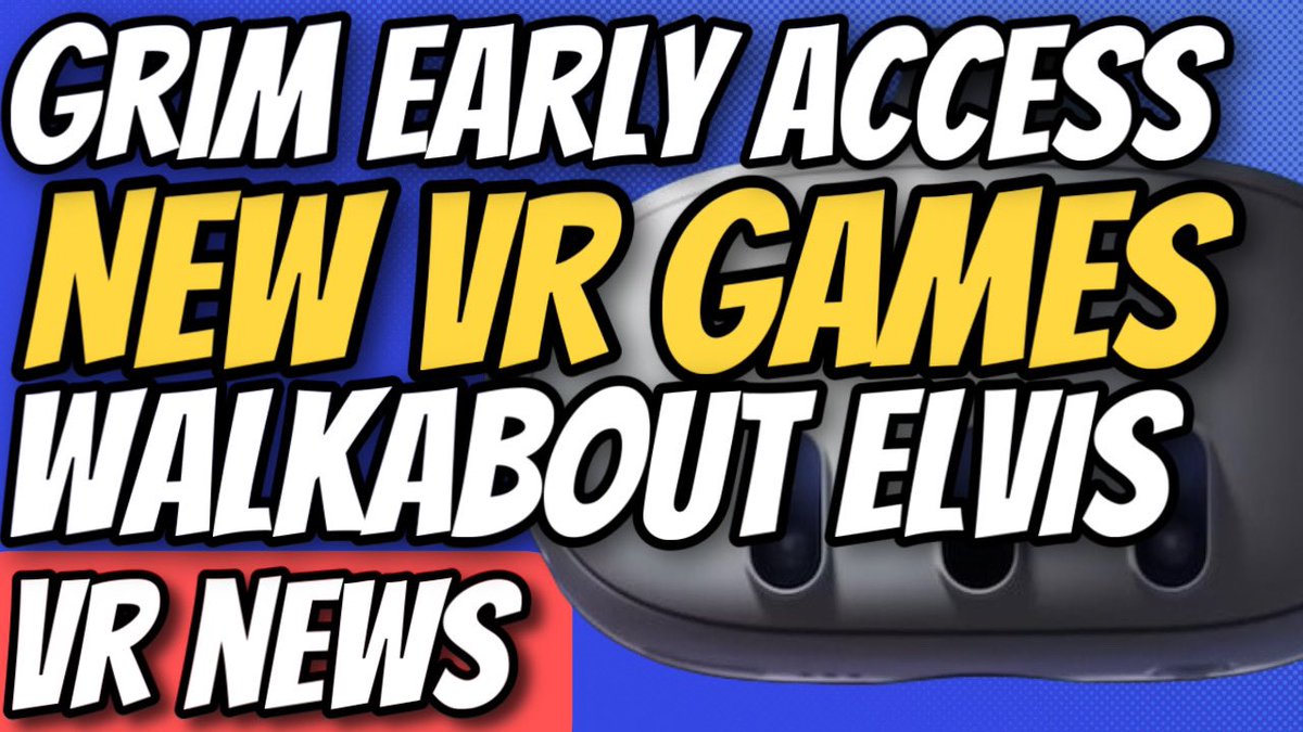 RuffTalkVR's tweet photo. New episode!🎙️Today on the Ruff Talk VR podcast we are talking all the latest VR news! Including Grim launching in early access alpha, the new Elvis course from Walkabout Mini Golf, new upcoming VR games, and much more! Podcast link👇

https://t.co/vnWCBADOvk https://t.co/oXSbOQJYAY