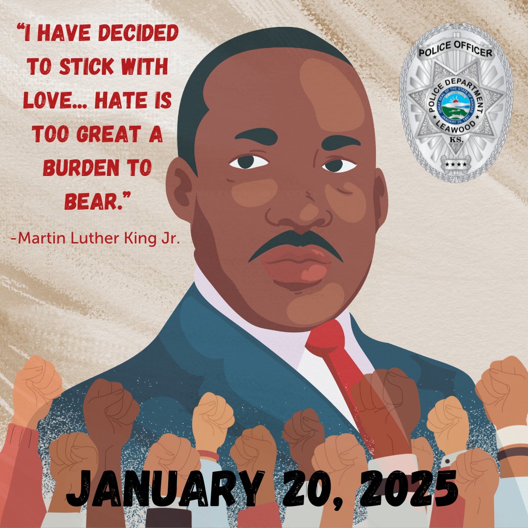 Today, we reflect on the legacy of Dr. Martin Luther King Jr., whose vision of justice, equality, and peace paved the way for progress. As a police department, we are committed to upholding the values of fairness, respect, and service to all members of our community.