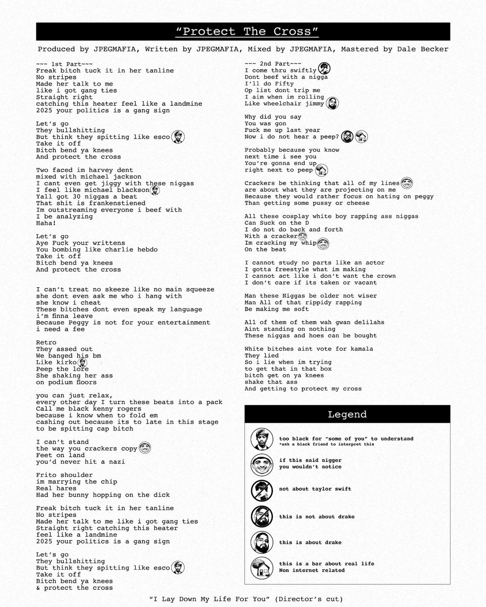 jpegmafia's tweet image. I notice some of you never know what the fuck I’m talking about. But most of your misunderstandings of me are more based on our “different upbringings”  than anything else. so here is a guide to help “some of you” better understand my raps.