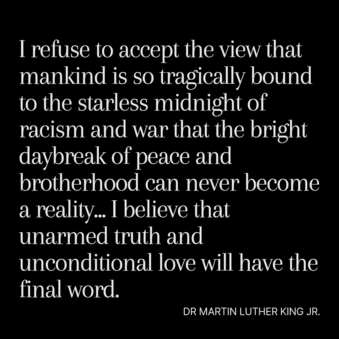 Today we honor Dr Martin Luther King Jr and his dedication to equality and justice. #mlkday