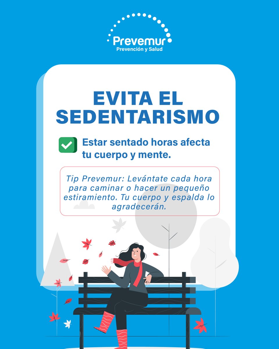 💙 Supera el #BlueMonday en el trabajo con estos tips 💼
El lunes más triste del año no tiene por qué serlo. En #Prevemur, nos preocupamos por tu #salud y bienestar #laboral, por eso te traemos tips prácticos para afrontar este día y cuidar tu mente y cuerpo mientras trabajas🧠