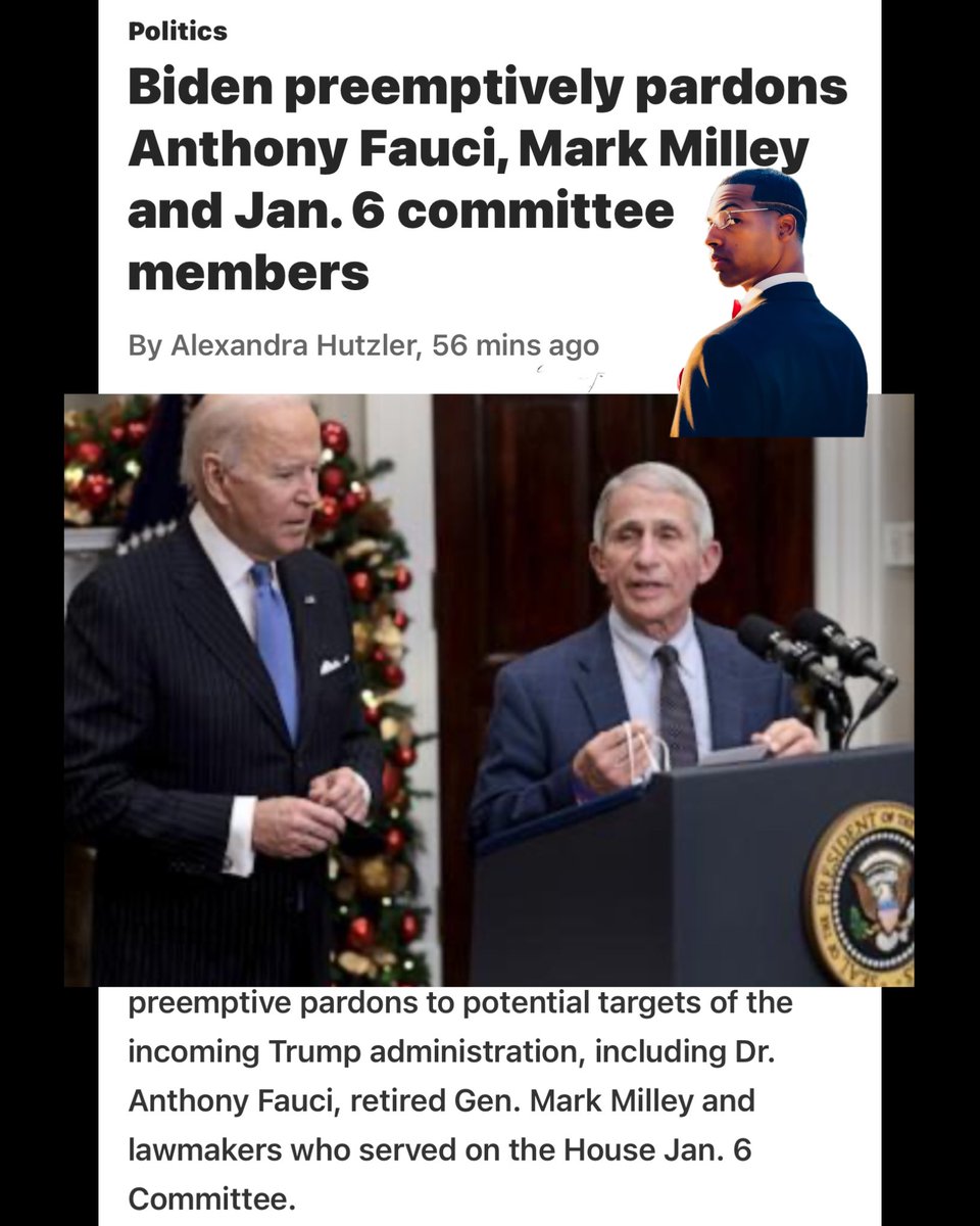 🔥Well well well - what did we say?! If he were INNOCENT there would be no need for a PARDON prior to him being  officially  “found guilty” in a court of law! They KNEW he was/is GUILTY and they’re attempting to shield HIM in order to protect THEMSELVES from being found guilty as
