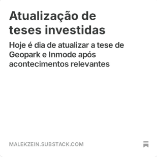 MalekZein7's tweet photo. Atualização de Teses:
#GPRK publicou na sexta-feira seu Work Program 2025 com guidance de produção abaixo da minha expectativa e do mercado
#INMD Ativismo segue se intensificando para o aumento dos buybacks, inclusive com ameaças de medidas legais contra o Conselho de Adm https://t.co/5CroCtI38j
