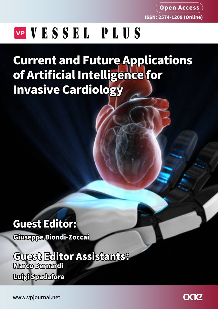 Vessel Plus (@vessel_plus) on Twitter photo 🚨Call for Papers
"Current and Future Applications of #ArtificialInteligence for #InvasiveCardiology" by <a href="/gbiondizoccai/">Giuseppe Biondi-Zoccai</a> <a href="/MarcoBernardiMD/">Marco Bernardi</a> & <a href="/LuigiSpadafora/">Luigi Spadafora</a>
📅 Deadline: 30 Apr 2025
📝 Submit Now: oaecenter.com/login?JournalI…
Shape the future of AI in cardiology! 🌐#Cardiology 🚨Call for Papers
"Current and Future Applications of #ArtificialInteligence for #InvasiveCardiology" by <a href="/gbiondizoccai/">Giuseppe Biondi-Zoccai</a> <a href="/MarcoBernardiMD/">Marco Bernardi</a> & <a href="/LuigiSpadafora/">Luigi Spadafora</a>
📅 Deadline: 30 Apr 2025
📝 Submit Now: oaecenter.com/login?JournalI…
Shape the future of AI in cardiology! 🌐#Cardiology