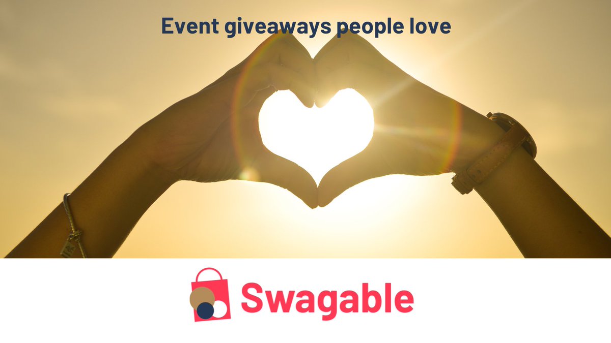 Show your delegates some love…ditch the weighty bags of clutter and offer up event giveaways people really want!

Want to know more? Visit Swagablebag.com or drop us a line hello@swagable.bag.com. 

#Swagable #EventPlanners #VirtualSwag #Eventmarketing #EventEngagement