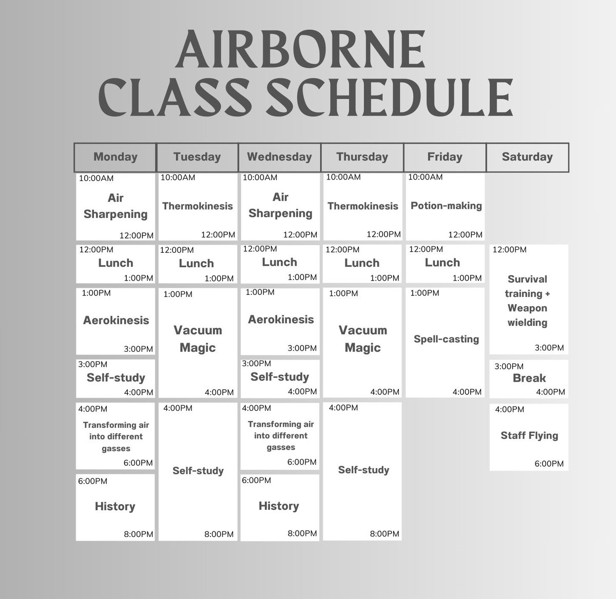 EAHEADMASTER's tweet photo. ⠀
⠀
YOUR CLASS SCHEDULES ARE FINALLY HERE, MAGICBORNES!

Take note: You are NOT required to be active during these timeframes. These schedules are for merely ic immersion and basis for plots.H     
⠀
⠀ https://t.co/dxw7JFwsmA