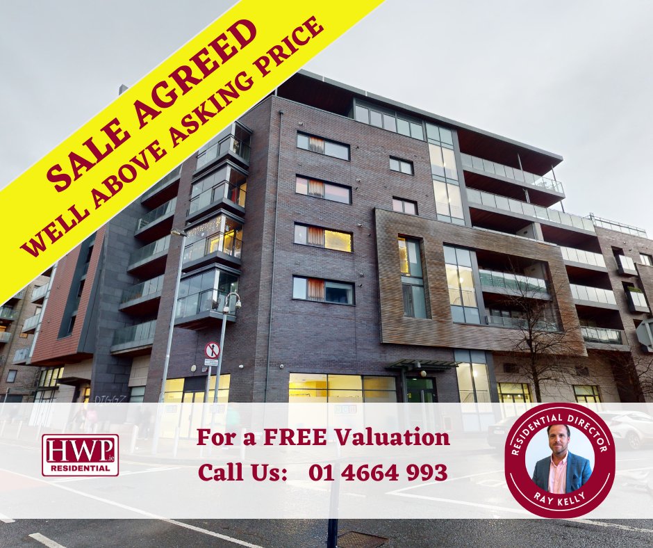 hwpestateagents's tweet photo. 🏡Apt. 5, 49 Saint Anthony's Road, Dolphin's Barn, Dublin 8 has been SALE AGREED well above the asking price! 
Call us today for a FREE valuation, and let our experienced team help you achieve the best possible price for your property.
📞 Call us at 01 4664 993 
#freevaluation https://t.co/rcfrMxdzkC