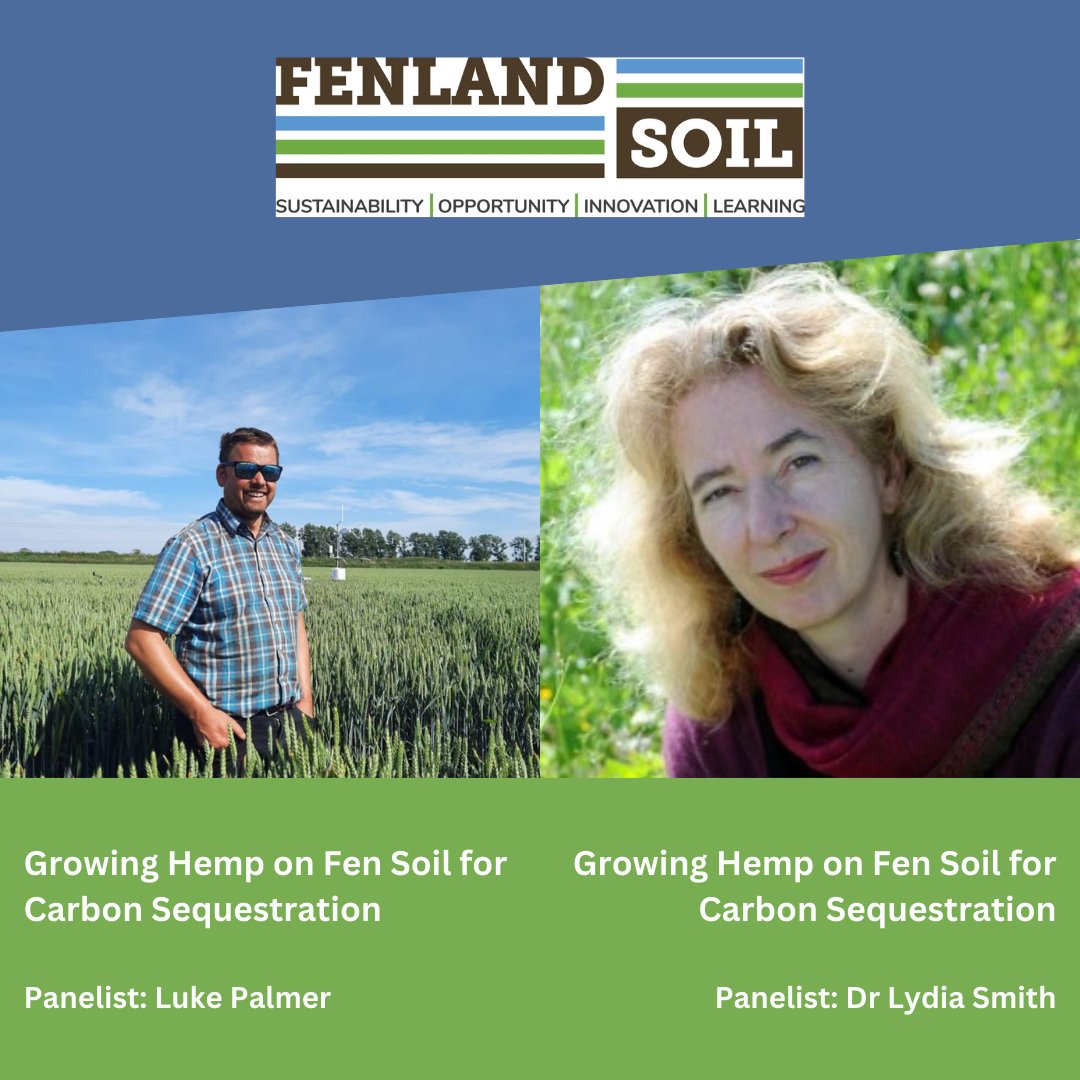 Fenland SOIL (@fenlandsoil) on Twitter photo So Excited for the 2nd panel, 'Sustainable Farming on Lowland Peat', in our 'We need to talk about Regen' session
Panelists:
<a href="/WinsletHarry/">Harry Winslet - Future Farming</a>
<a href="/fenboy01/">luke palmer</a> and <a href="/InnovationFarm1/">Lydia Smith</a>
<a href="/JacyntheRompre/">Jacynthe Dessureault-Rompré</a>
Julius Joel
#fens #farm #peat #fenlandfarming #lowlandpeat So Excited for the 2nd panel, 'Sustainable Farming on Lowland Peat', in our 'We need to talk about Regen' session
Panelists:
<a href="/WinsletHarry/">Harry Winslet - Future Farming</a>
<a href="/fenboy01/">luke palmer</a> and <a href="/InnovationFarm1/">Lydia Smith</a>
<a href="/JacyntheRompre/">Jacynthe Dessureault-Rompré</a>
Julius Joel
#fens #farm #peat #fenlandfarming #lowlandpeat