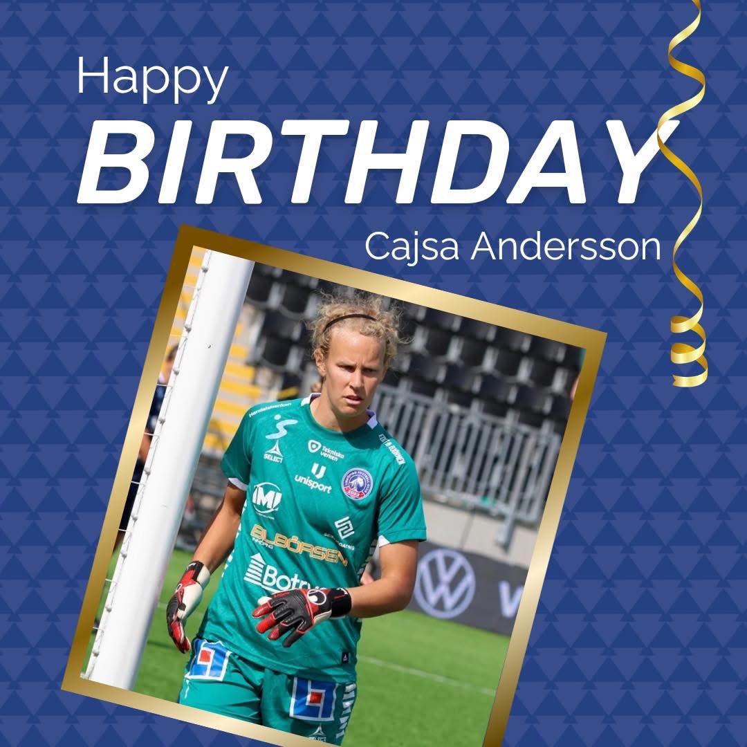 LinkopingFC's tweet image. Stort grattis säger vi till vår målvakt Cajsa som fyllde år igår🎈🎉🫶🏻
