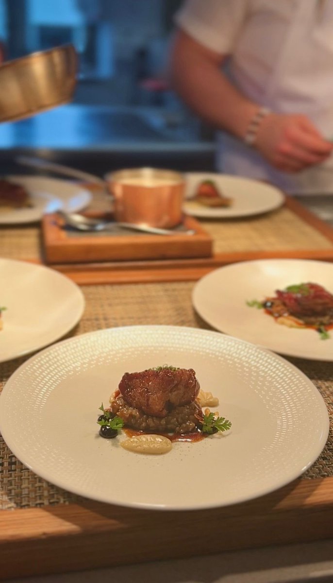 The Staff Canteen (@canteentweets) on Twitter photo Veal, Oats, Comte - a stunning dish from <a href="/AcleafDevon/">Àclèaf</a>
<a href="/Nyetimber/">Nyetimber</a> <a href="/GeoffSnelgrove/">ControlInduction</a> <a href="/WinterhalterUK/">Winterhalter</a> <a href="/bonemastersuk/">BoneMasters.Global</a> <a href="/UdaleFoods/">Udale Speciality Foods</a> <a href="/chefworksuk/">Chef Works UK & Ireland</a> <a href="/WilliamsRef/">Williams Refrigeration</a> Veal, Oats, Comte - a stunning dish from <a href="/AcleafDevon/">Àclèaf</a>
<a href="/Nyetimber/">Nyetimber</a> <a href="/GeoffSnelgrove/">ControlInduction</a> <a href="/WinterhalterUK/">Winterhalter</a> <a href="/bonemastersuk/">BoneMasters.Global</a> <a href="/UdaleFoods/">Udale Speciality Foods</a> <a href="/chefworksuk/">Chef Works UK & Ireland</a> <a href="/WilliamsRef/">Williams Refrigeration</a>