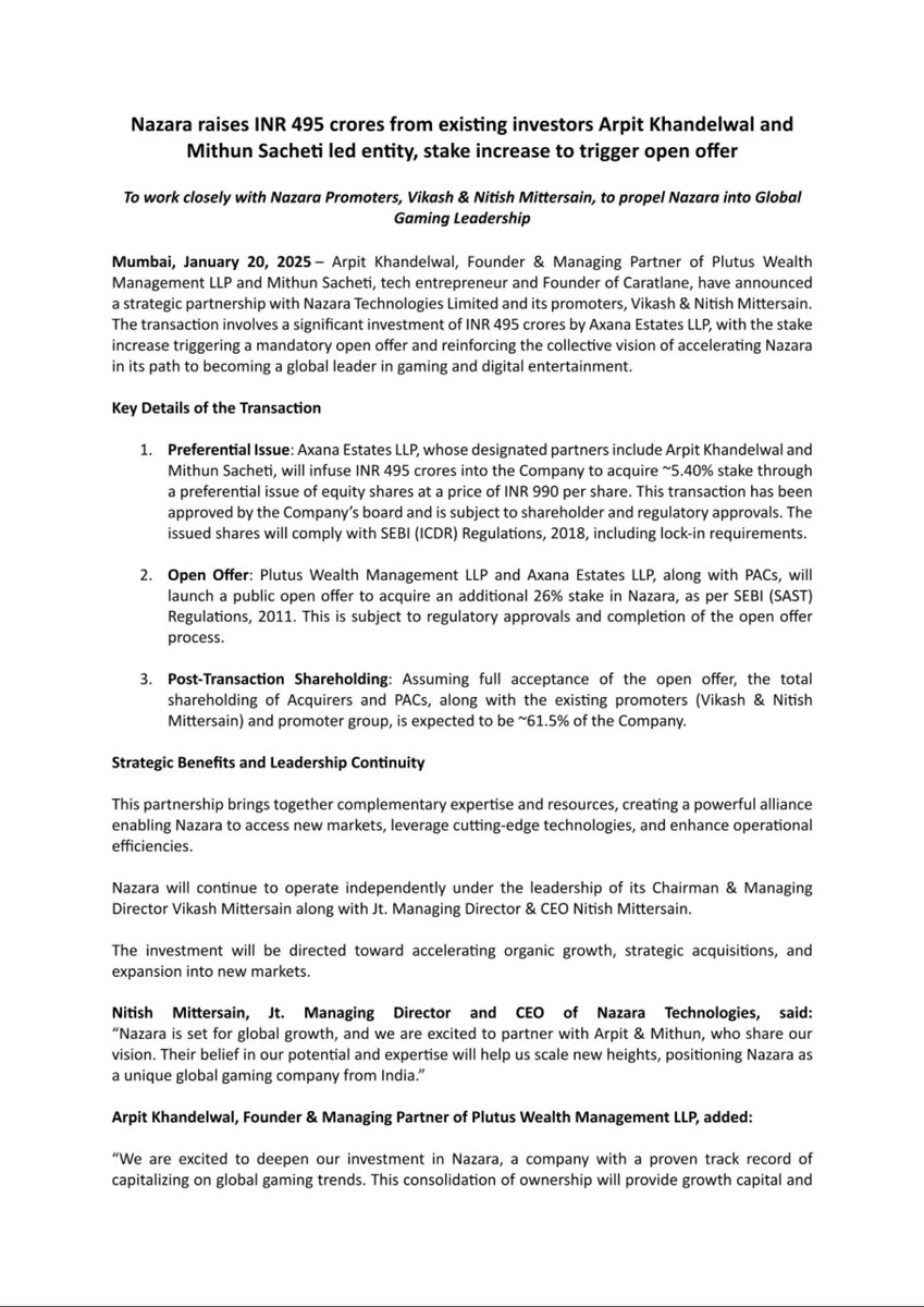 Nitish Mittersain tweet media