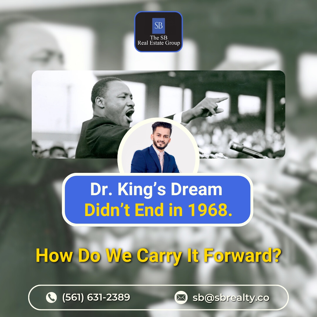 satish_2399's tweet image. 🏡 Dr. Martin Luther King Jr.’s legacy reshaped housing rights, making homeownership a symbol of equality and opportunity. 

Let's continue his legacy.

📩 DM me!

#FairHousingMatters #MLKLegacy #GenerationalWealth #EqualityInHousing #MartinLutherKingJrDay #SatishBrahmbhattRealty