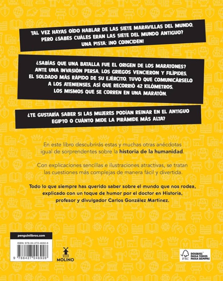 history_topics's tweet image. #LibrosDeHistoria. “Grandes enigmas de la historia” es un libro pensado para niños de 7 a 12 años. En él encontrarás 120 curiosidades de nuestro pasado desde la Prehistoria hasta finales del siglo XX: 

👉 bit.ly/3PxkcbI

@DRey_84 @sociarte @Ggarfri @CuevasAlv @gorkafm