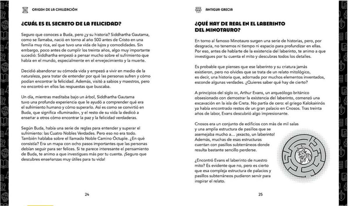 history_topics's tweet image. #LibrosDeHistoria. “Grandes enigmas de la historia” es un libro pensado para niños de 7 a 12 años. En él encontrarás 120 curiosidades de nuestro pasado desde la Prehistoria hasta finales del siglo XX: 

👉 bit.ly/3PxkcbI

@DRey_84 @sociarte @Ggarfri @CuevasAlv @gorkafm