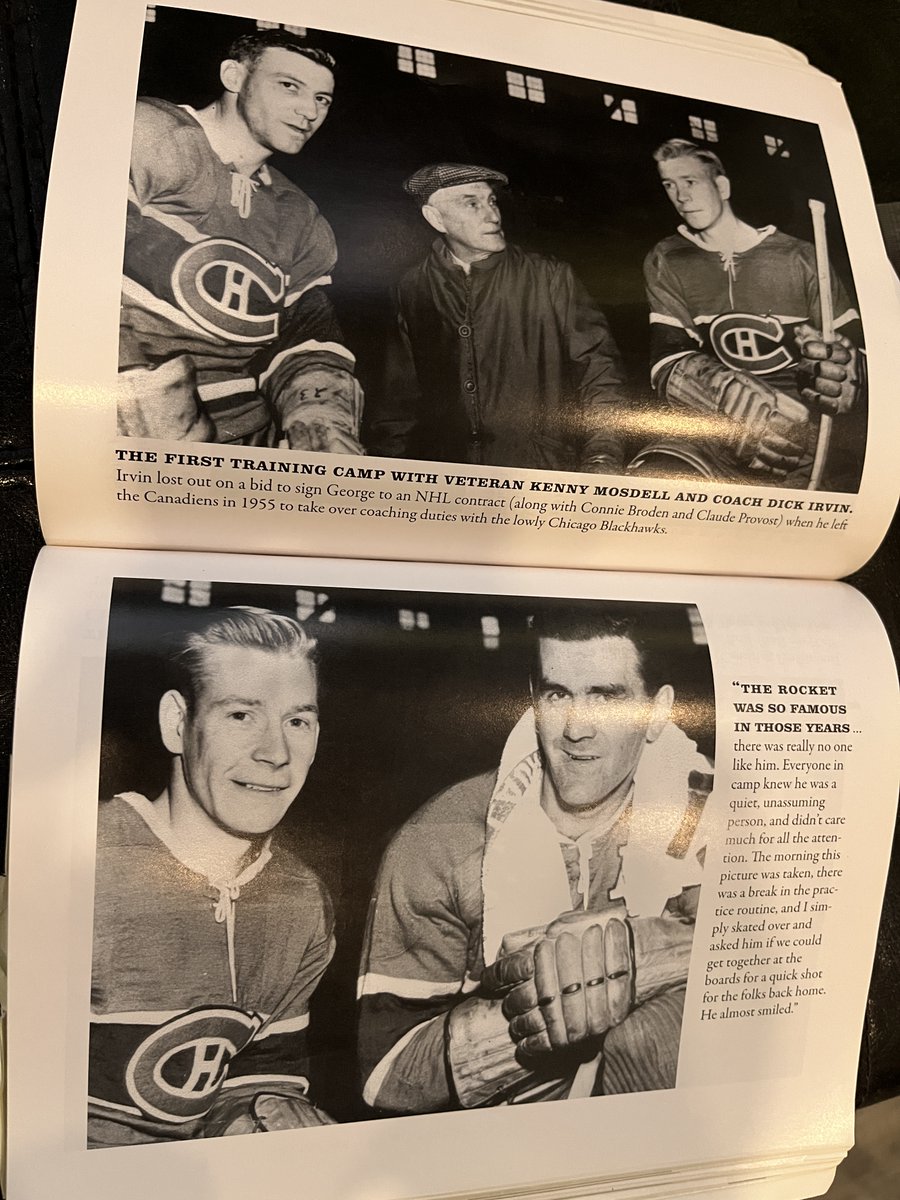 20 yr old George Faulkner was one of about 100 players that attended the 1954 Montreal Canadiens training camp that began on September 13 at the Verdun Auditorium. George was a standout and was picked to play on an exhibition team with Canadiens legends including Rocket Richard,