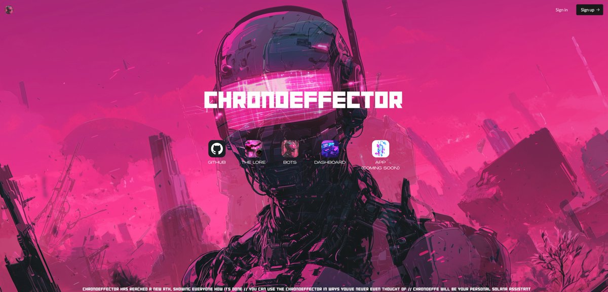 Dear #CryptoTwitter community!

We’re beyond excited to share a sneak peek of our new website’s landing page! 🎉🚀

🔗 Have feedback, comments, or requests? Drop them on our GitHub: ChronoeffectorAI GitHub Issues

Please note:
✨ This is not the final version. We’re actively