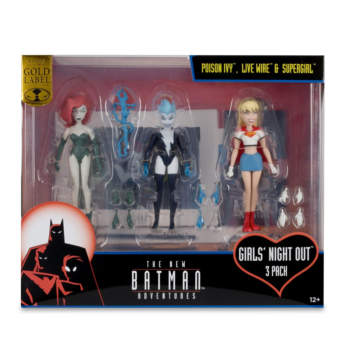 toyhypeusacom's tweet image. McFarlane Toys x #DCDirect Gold Label The New Batman Adventures Poison Ivy, Live Wire, &amp;amp; #Supergirl 3-pack is down to $45.70 on Amazon 

Link - amzn.to/4he2Psw #Ad 

Limited time deal!

#Batman #Superman #actionfigures