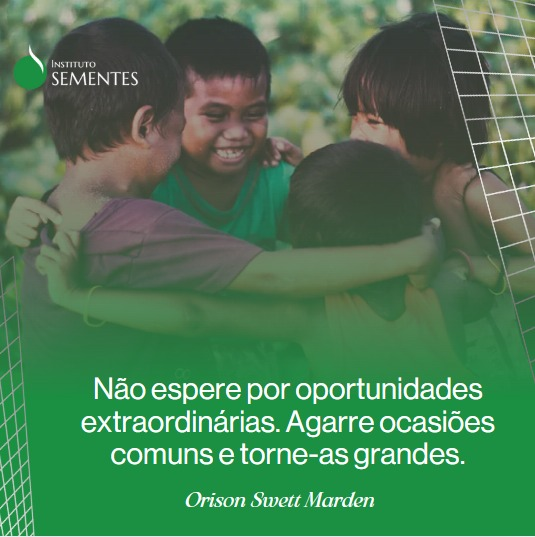 sementesorg's tweet photo. Homens fracos esperam por oportunidades, homens fortes criam-nas.🌱🌳💚 https://t.co/qHxCg2JZ2o