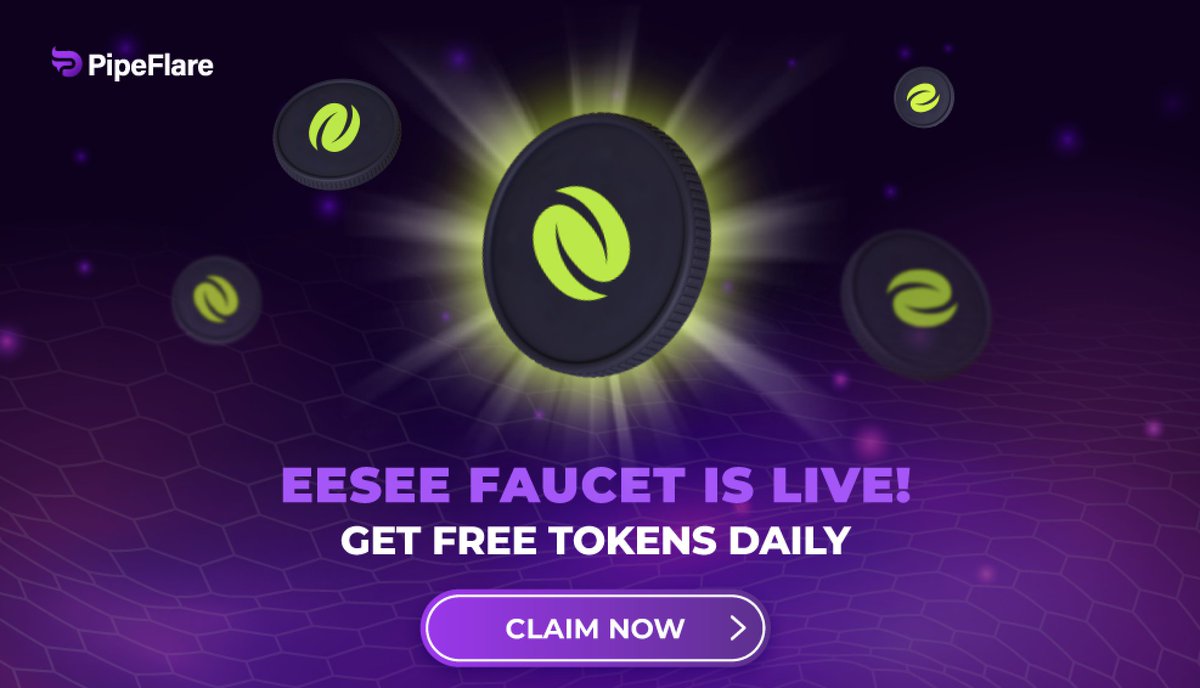 Get the token daily
t.me/PipeFlareBot/p…