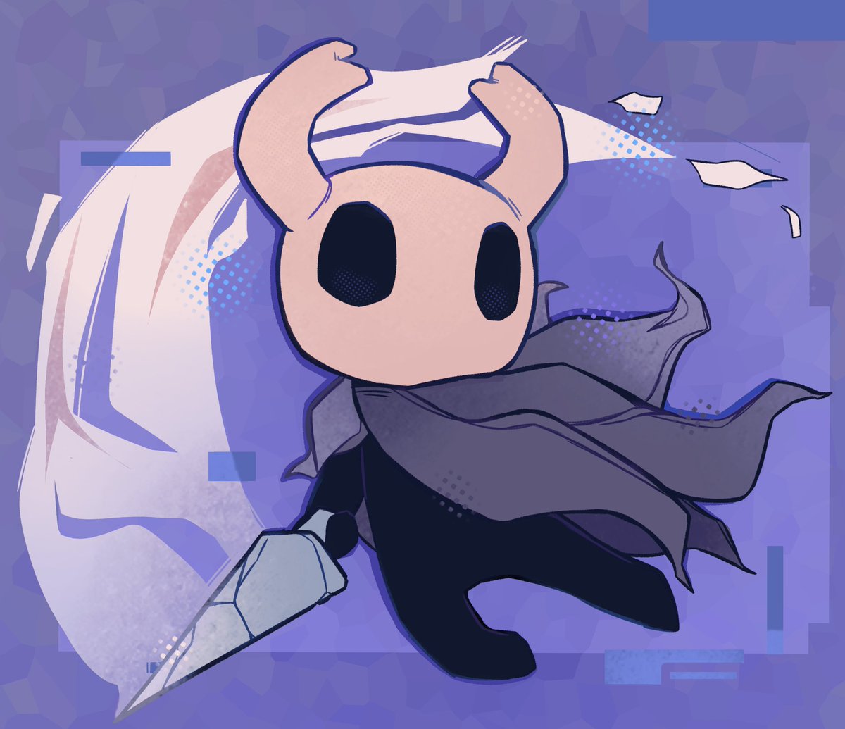 Miikrowelle's tweet photo. The Knight #hollowknight #art https://t.co/ZxiIZClNbs