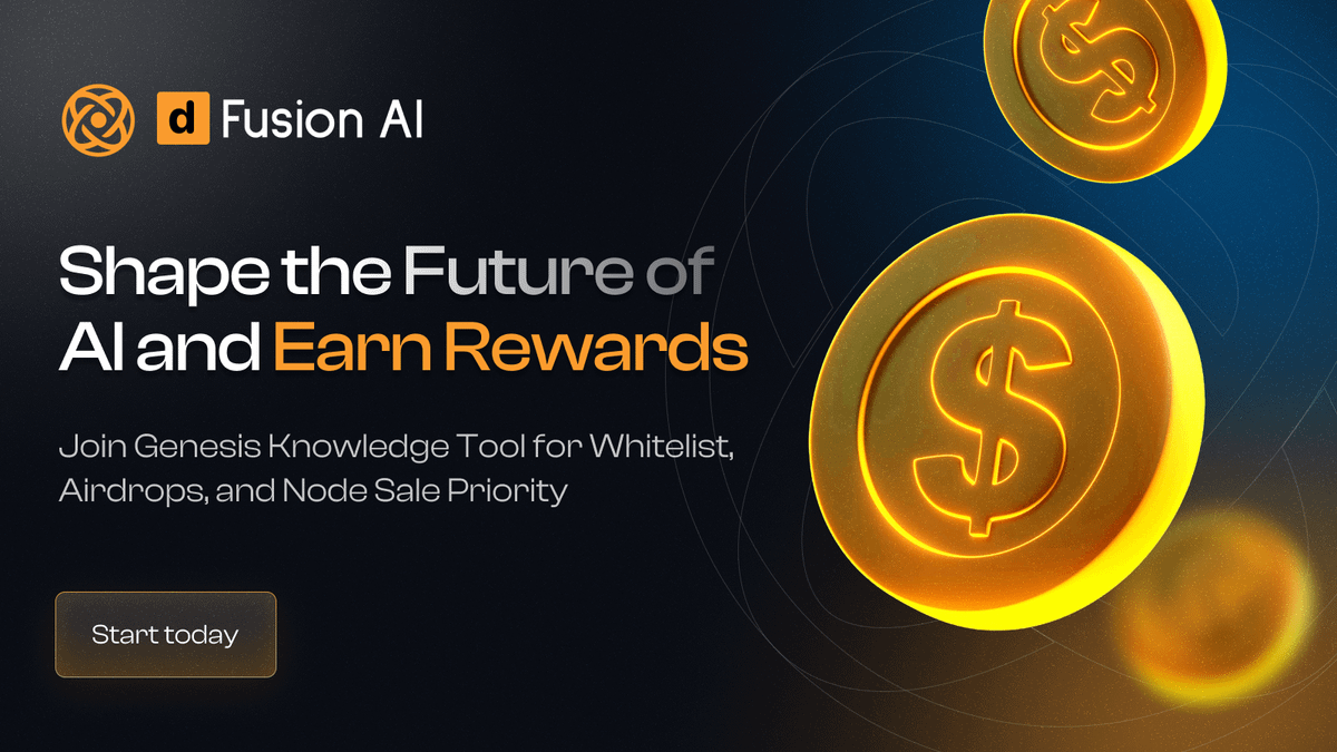 Want to earn rewards while shaping the future of AI? 😏 Join our Genesis  Knowledge Contribution tool and gain: 🔸 Whitelist Access 🔸 Exclusive  Airdrops 🔸 Priority for Our Node License Sale