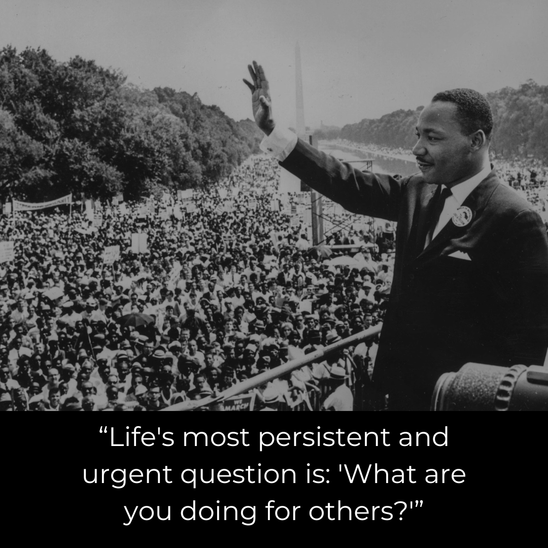 SolarLiberty's tweet photo. "Life's most persistent and urgent question is: 'What are you doing for others?'"

Dr. King’s words remind us of the importance of serving others and uplifting our communities. Today, let’s reflect on how we can all contribute to a brighter, more equitable future. https://t.co/kHnReNl0Qc