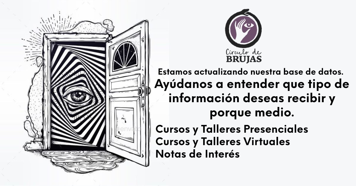 CirculoBrujas's tweet photo. ✨ ¡Retomamos actividades matutinas en marzo y queremos escucharte! - https://t.co/d0SK6l7VcZ https://t.co/TIZNxcSMw4