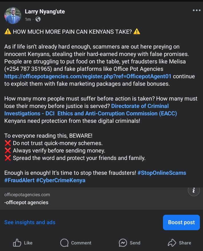 Sir Larry Nyang'ute tweet media