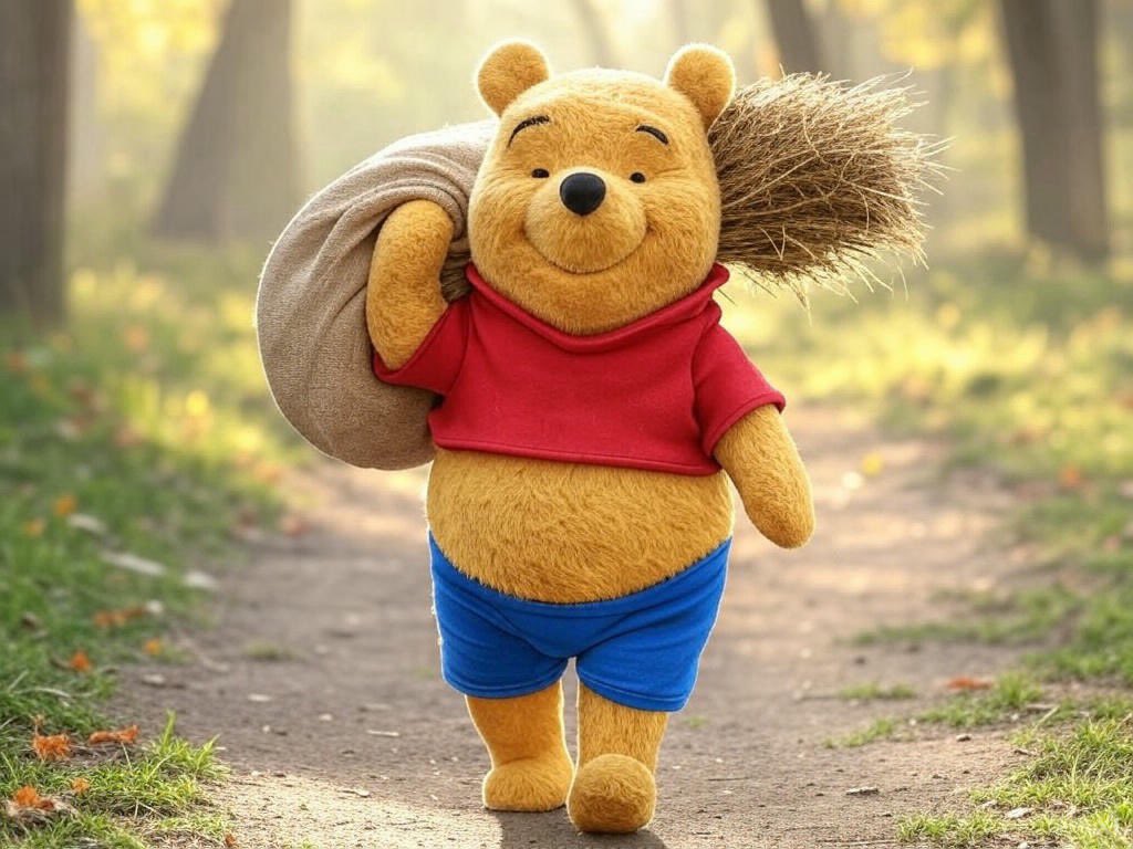 维尼小熊祝贺新皇登基