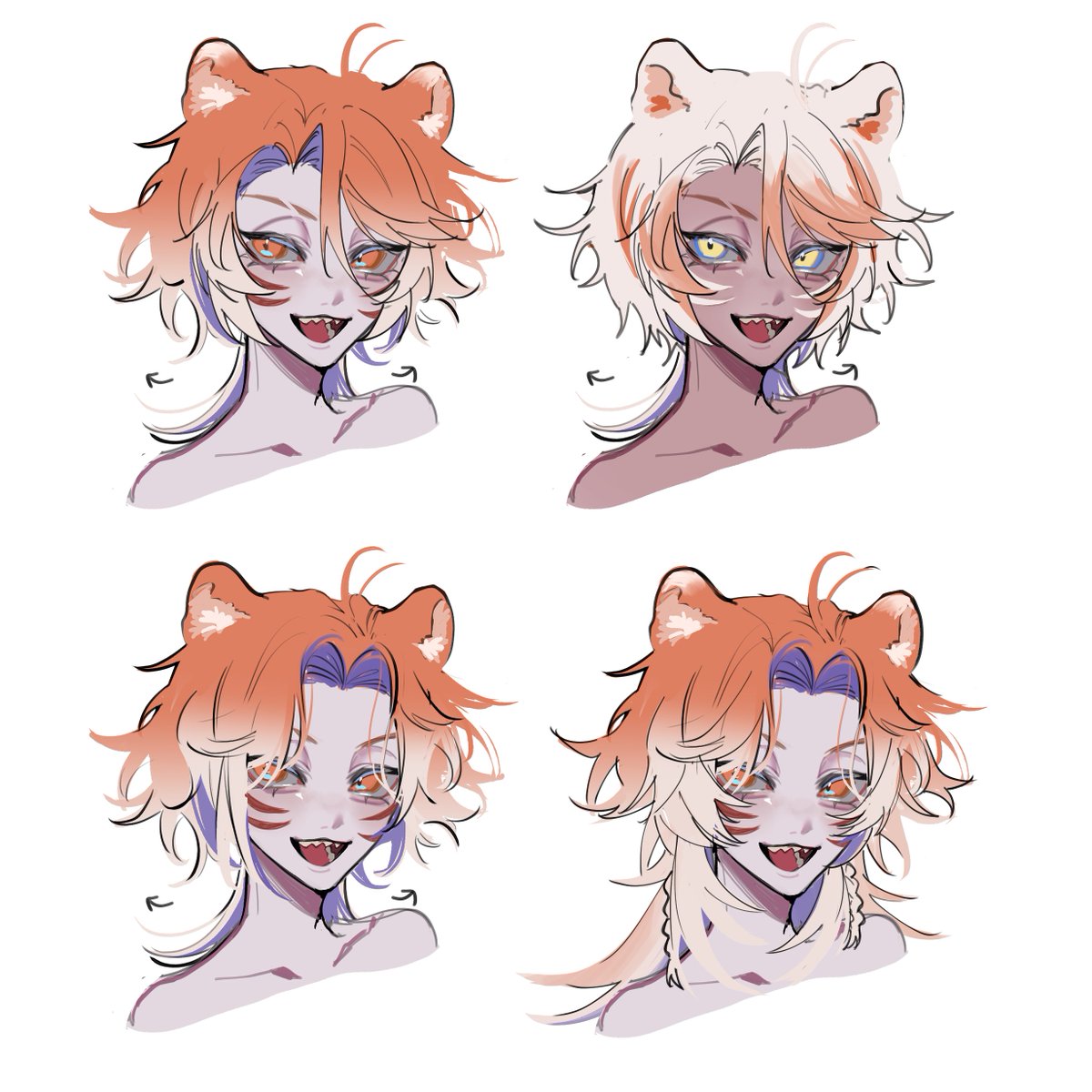 RioFukai's tweet photo. 🍣Reference sheet 参考資料🍣
Here we go a proper ref sheet!🧡
Thank you to my precious friend @9OGGuma my life savior for the incredible designs!!
Also my model mama papa for turning me into a real (cat)fish!!🥺

#Vtuber #RioSushiya #ENVtuber https://t.co/cXIWPEDGI1