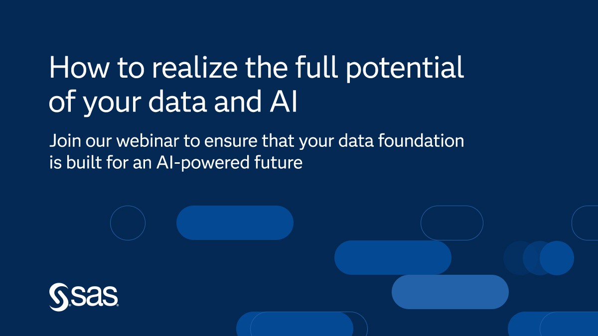 JocelynGascon's tweet photo. Data management is crucial to getting ROI from your AI investments. Hear from SAS and Intel on how their partnership has helped business across industries generate greater value from their data in the modern AI era. You don’t want to miss this one👉https://t.co/KRCuiFG7yW https://t.co/mCJe9gLzxX