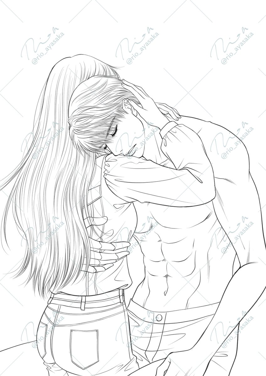 マヒ主線画。
ラフが雑すぎて恐ろしく時間がかかってしまった…。
今日はここまで〜! 